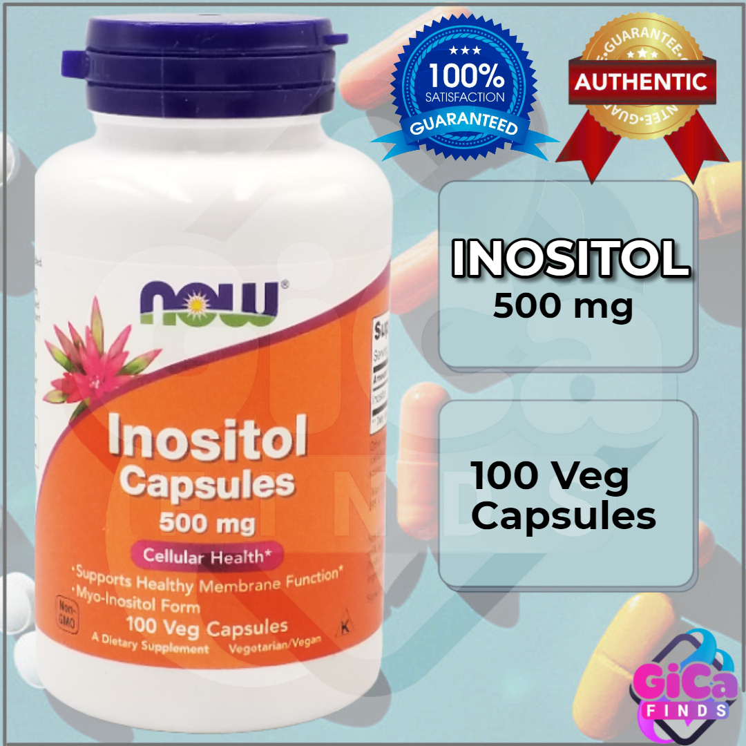 Now Foods Myo Inositol Inositol Capsules 500 mg 100 Veg Capsules Lazada PH