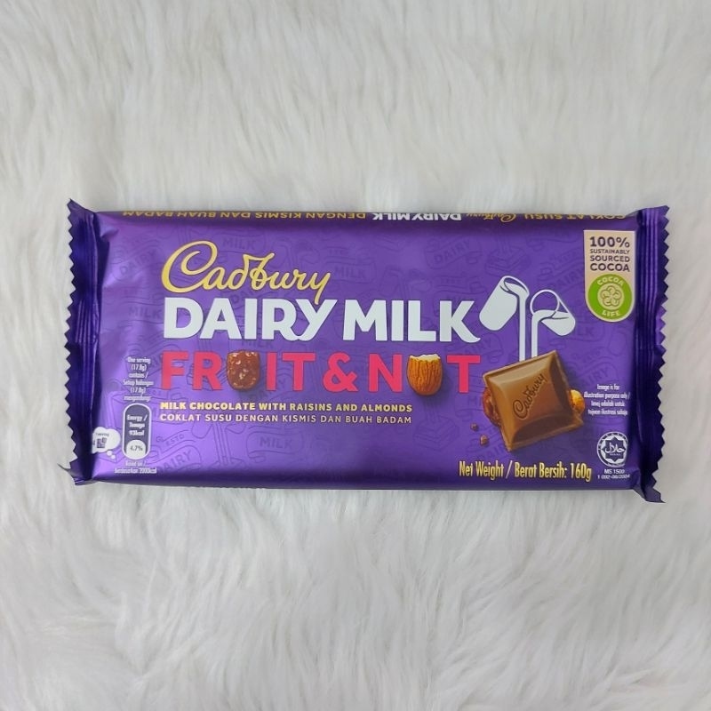 Cadbury Dairy Milk Chocolate/Hazelnut/Fruit Nut 160g Lazada PH