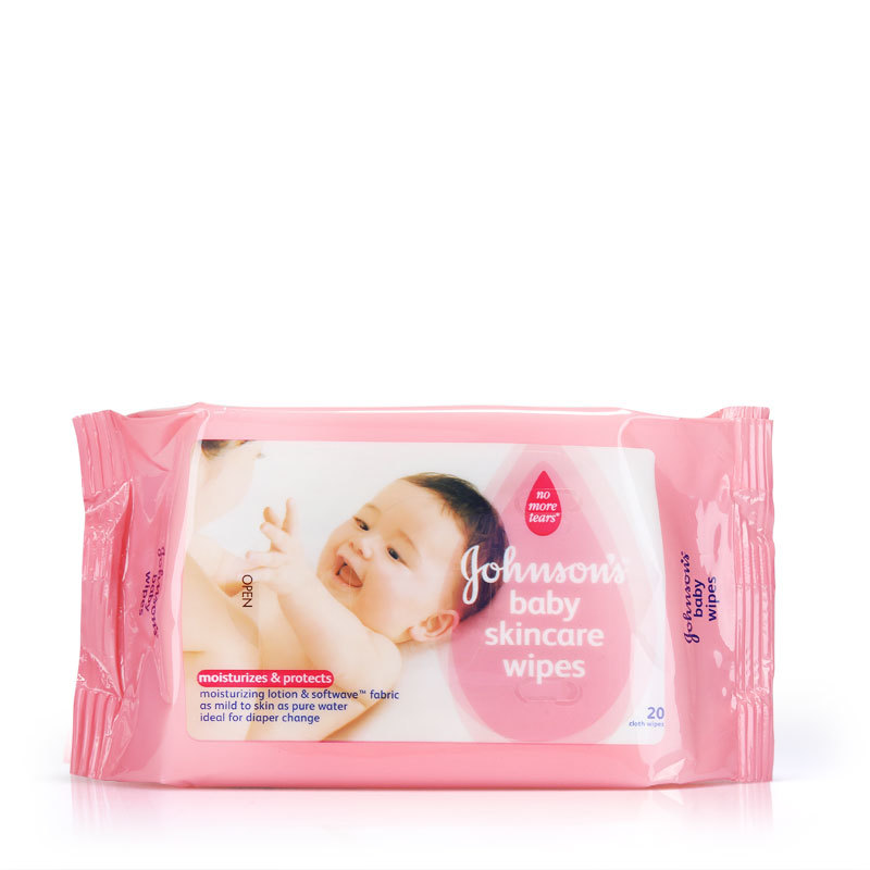 Johnson's Baby Skincare Wipes Lightly Fragranced 20 Sheets 