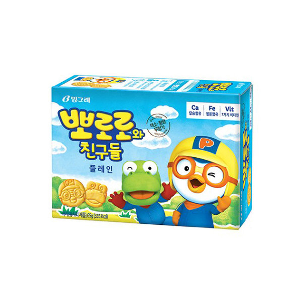 Pororo and Friends Milk Original Biscuit 65g | Lazada PH