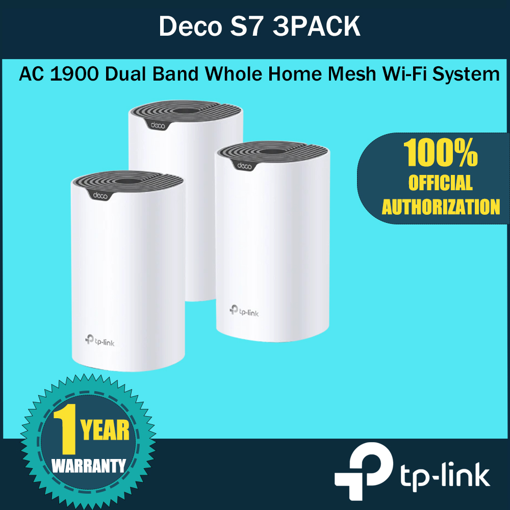 TP-LINK MESH DECO S7 PACK DE 3 AC1900 WIFI DUAL BAND