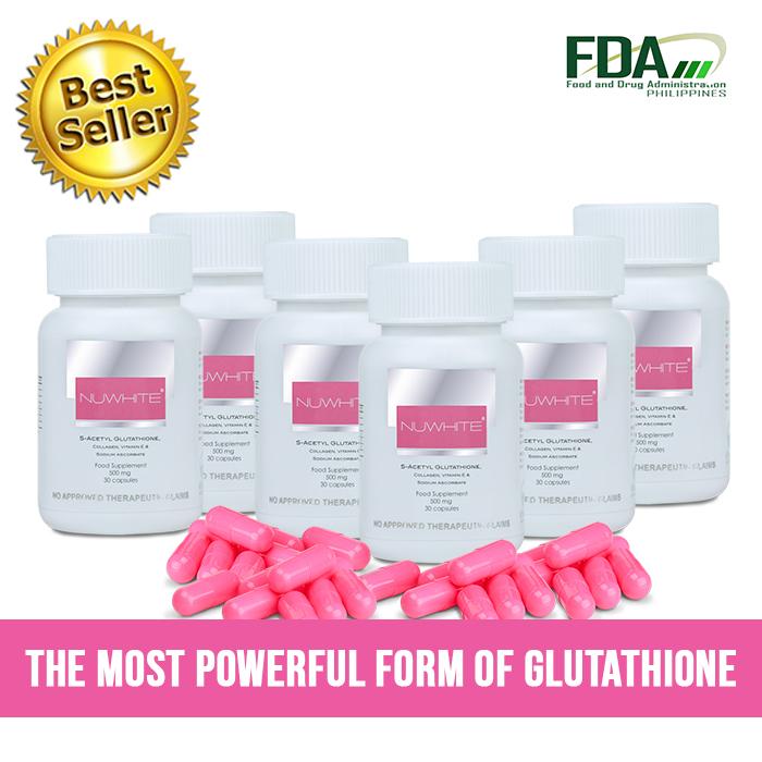 nuwhite s-acetyl glutathione fda approved (Set of 6) NUWHITE S-Acetyl Glutathione 200mg –