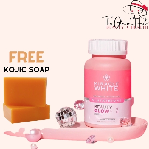 miracle white glutathione fda FDA APPROVED Miracle White Advanced Whitening Glutathione 30 Capsules by  M&Co Cosmetics WITH FREE KOJIC SOAP Glutathion Miracle Ford Gallatin Miracle  Glow Liquid Glutathione - Lazada