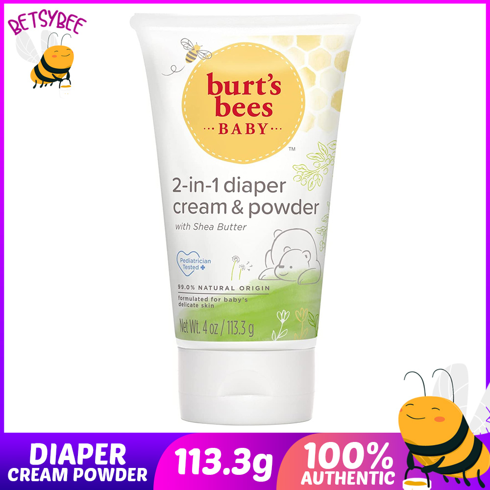 Burts Bees Baby Daily Cream to Powder Diaper Cream 4oz 113g Baby