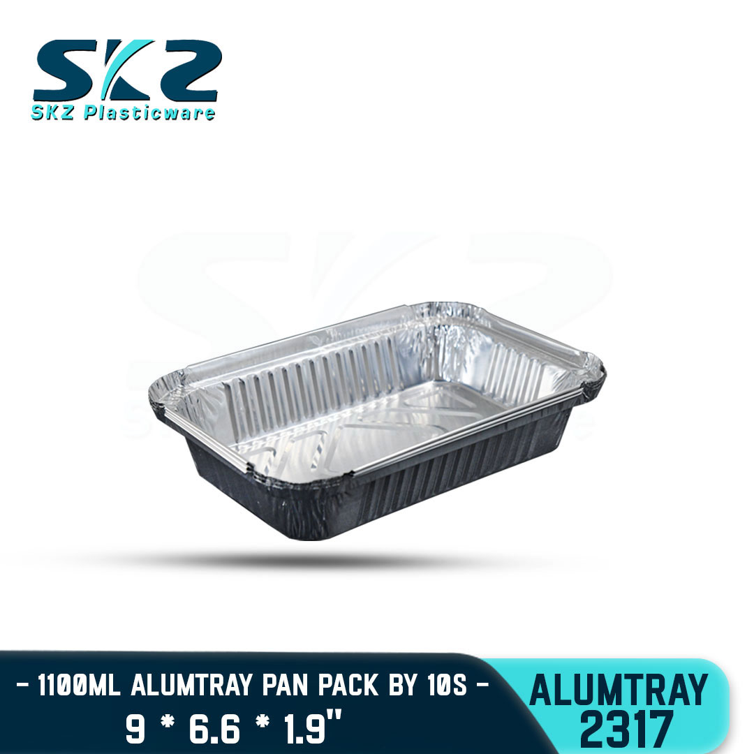 skz-aluminum-foil-tray-1100ml-2317-rectangular-alumtray-with-lid