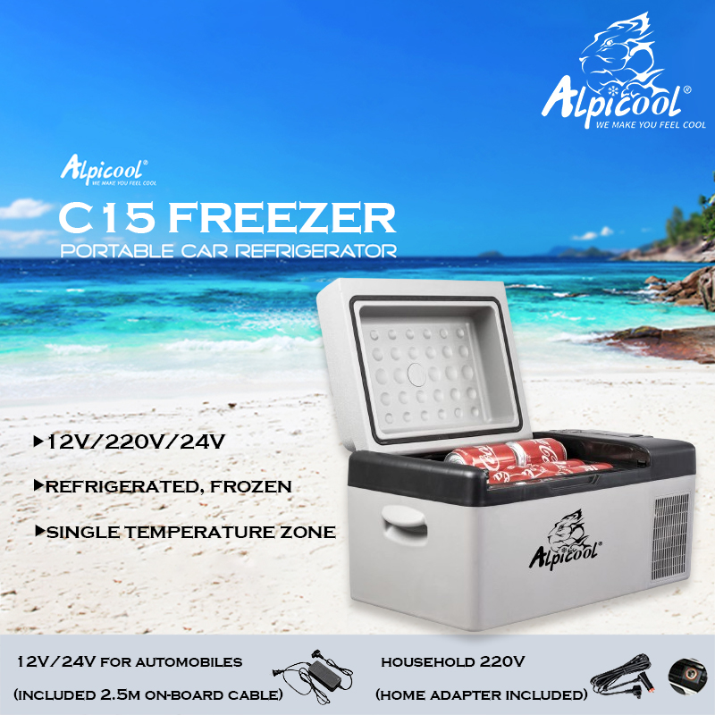  Alpicool C15 Portable Freezer,12 Volt Car Refrigerator