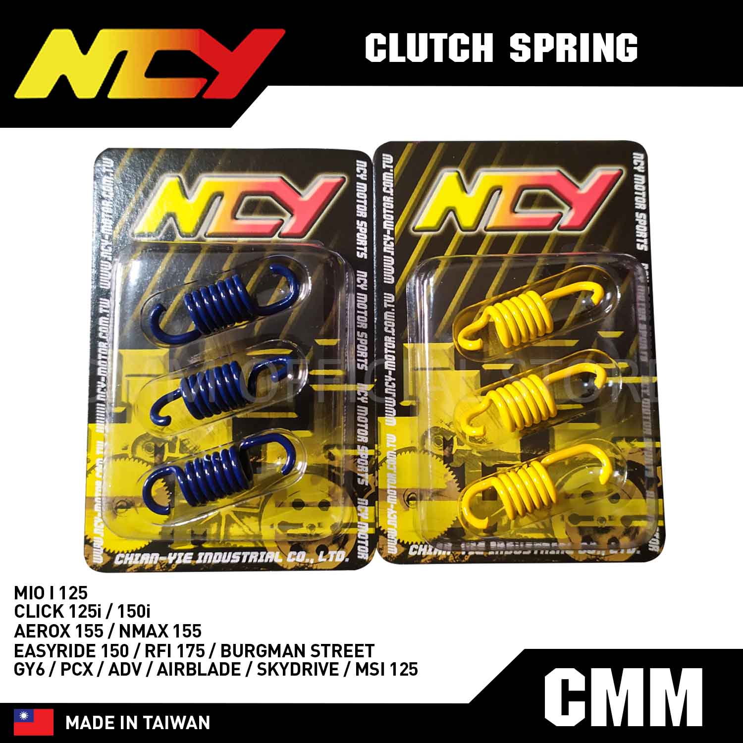 NCY Clutch Spring for Click / Mio i 125 / Aerox / Nmax / GY6 / PCX / ADV /  Airblade / Skydrive / Burgman Street / MSI 125 / Easyride 150 n / RFI 175  Original Made in Taiwan | Lazada PH