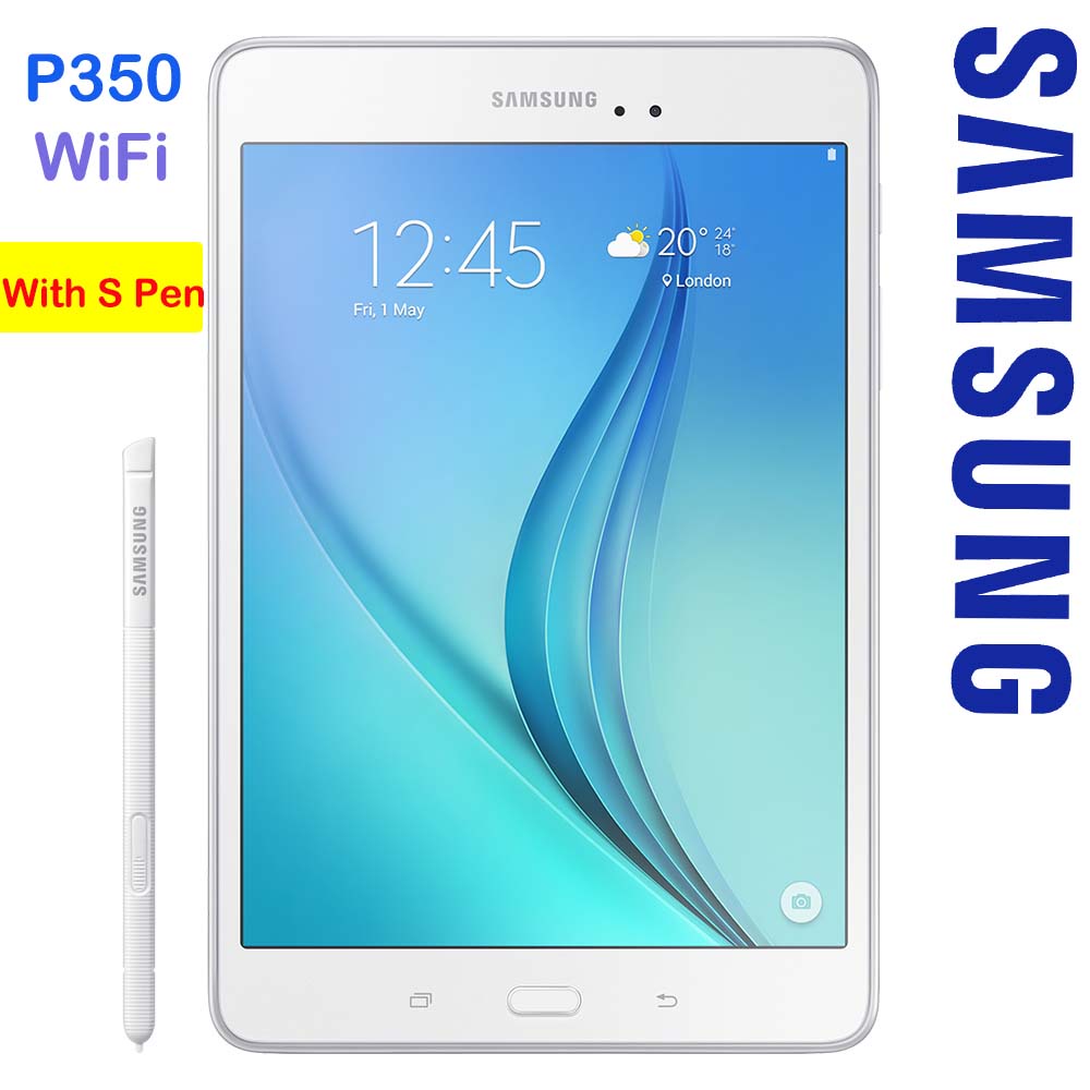Tablette Samsung Galaxy Tab A 4G SM-P355c Avec S Pen, Écran 8, 16Go,  Caméra 5MP, GPS, Android 5.0, Processeur Quad Core 1,2 Ghz