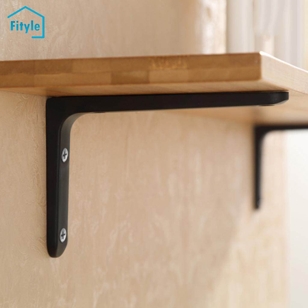 Fityle 2Pcs Aluminum Wall Shelf Brackets L Shaped Supporter Thickened Corner  Brackets For Furniture Fittings Hardware 15X20Cm | Lazada Ph