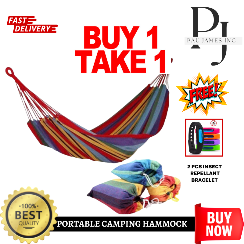 Buy 1 Take 1 Hammock Duyan for Adult Hammock Outdoor duyan for Camping Lambat Duyan Hammok Duyan