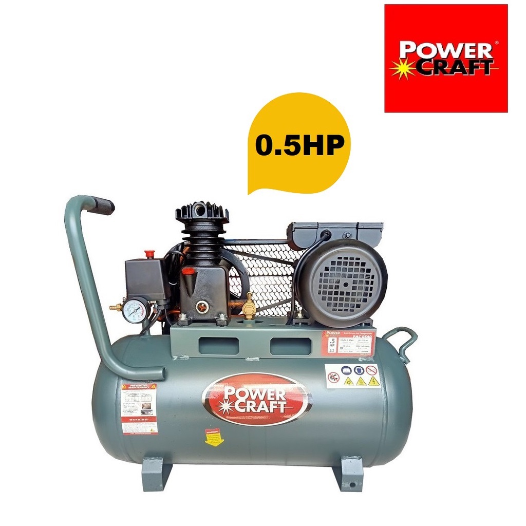 PowerCraft Air Compressor 1/2HP 40Liters (PAC 0540) Lazada PH
