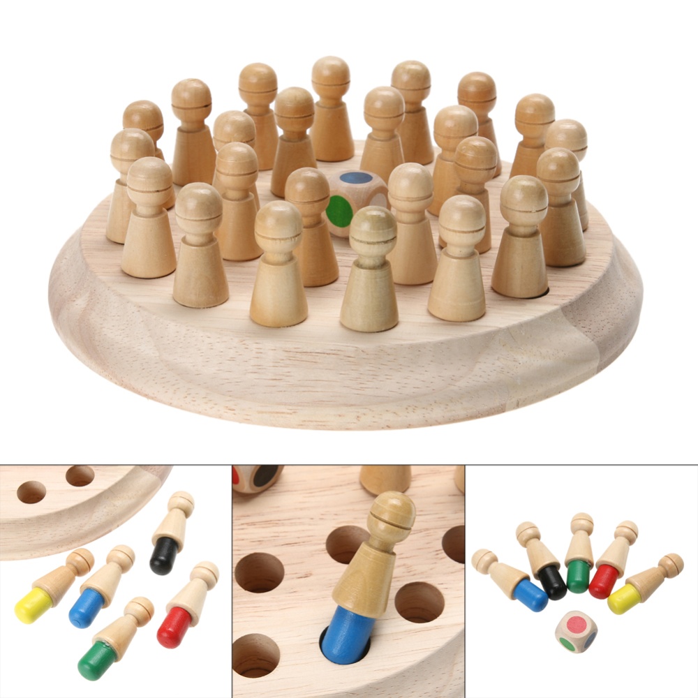 Ready Stock】 Wooden Memory Match Stick Chess Game Color Memory Chess Funny  Block Board Game Memory Match Stick Chess | Lazada PH