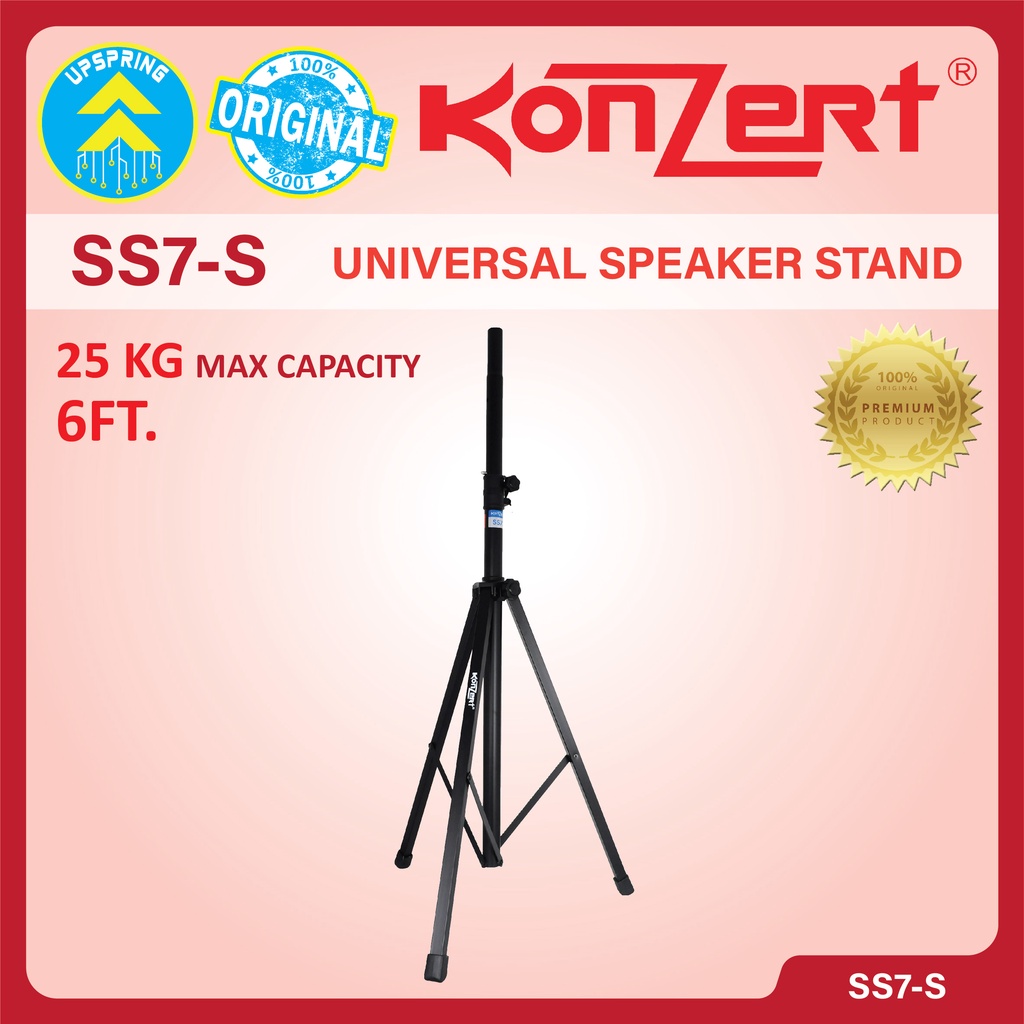 Konzert SS7S Universal Speaker stand 6 ft (25kg Max Capacity) Lazada PH