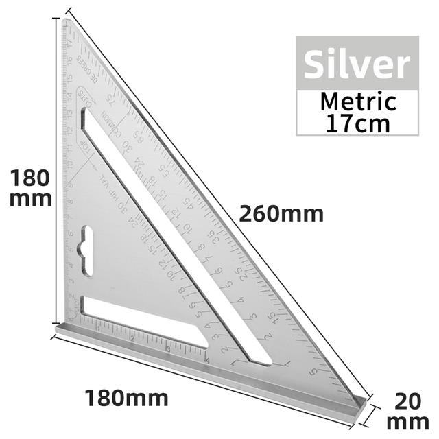 90 Degree Right Angle Ruler Try Square Metal Steel