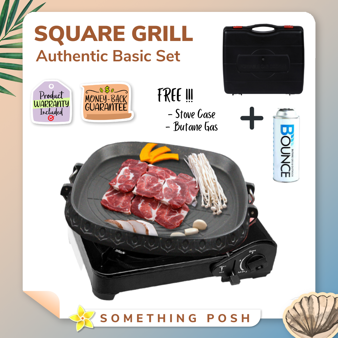 ON SALE Korean Samgyupsal Mega Set ORIGINAL Hanaro Grill Pan with