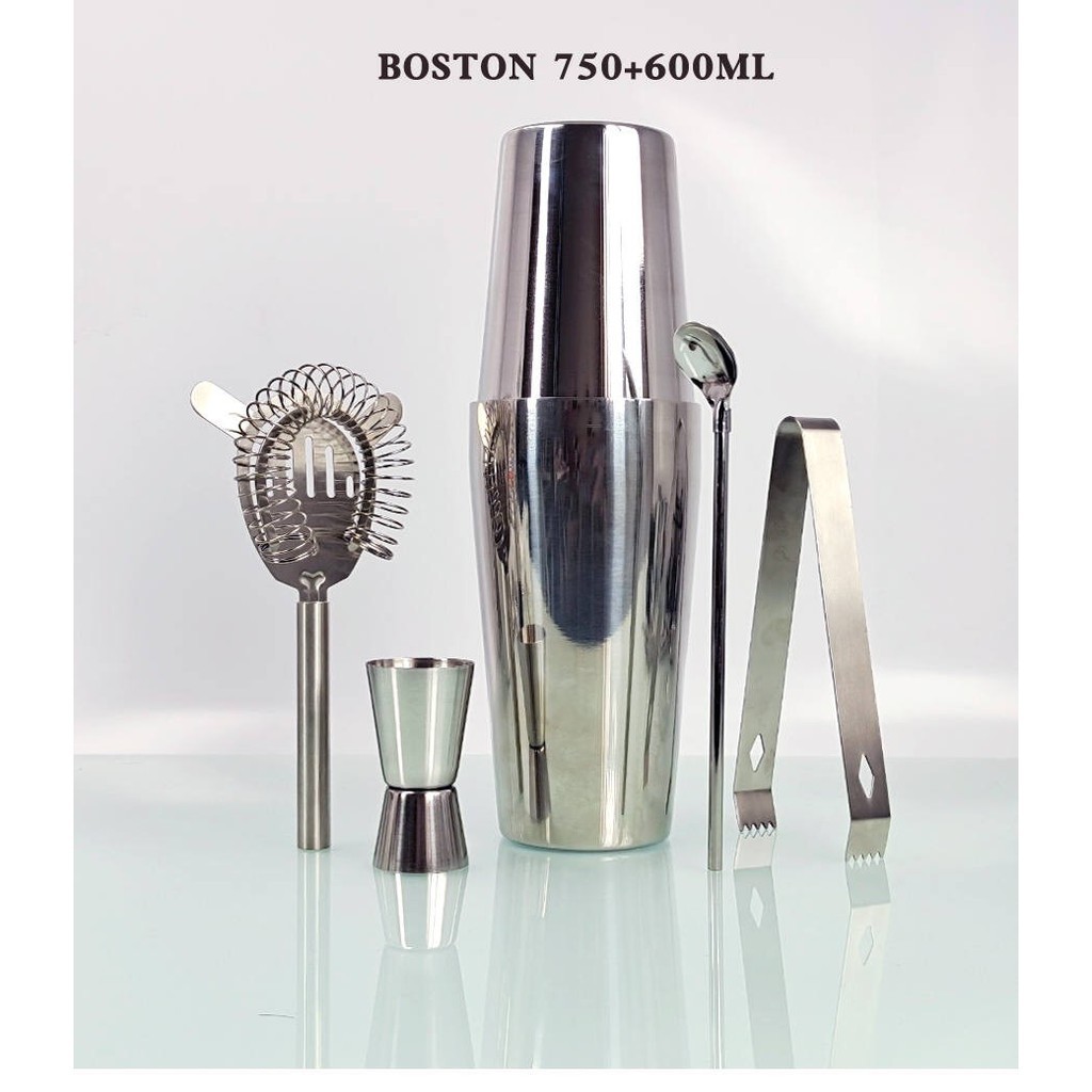 13pcs/set Boston Cocktail Shaker Bar Mixer Set Bartender Shaker Bar Tool With Wine Stand Lazada PH