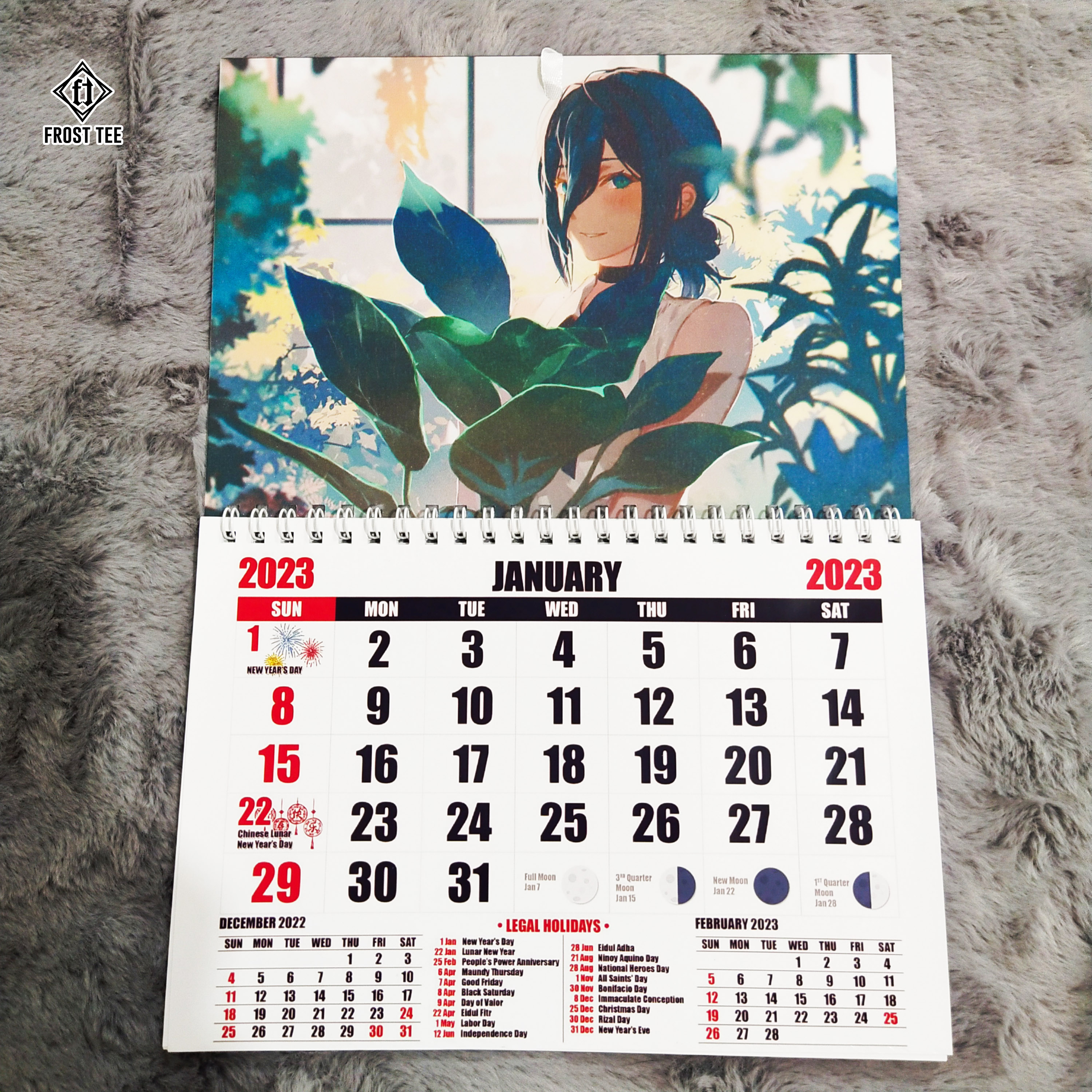 A4 Anime Calendar 2023 Chainsaw Man Reze FROST TEE Lazada PH