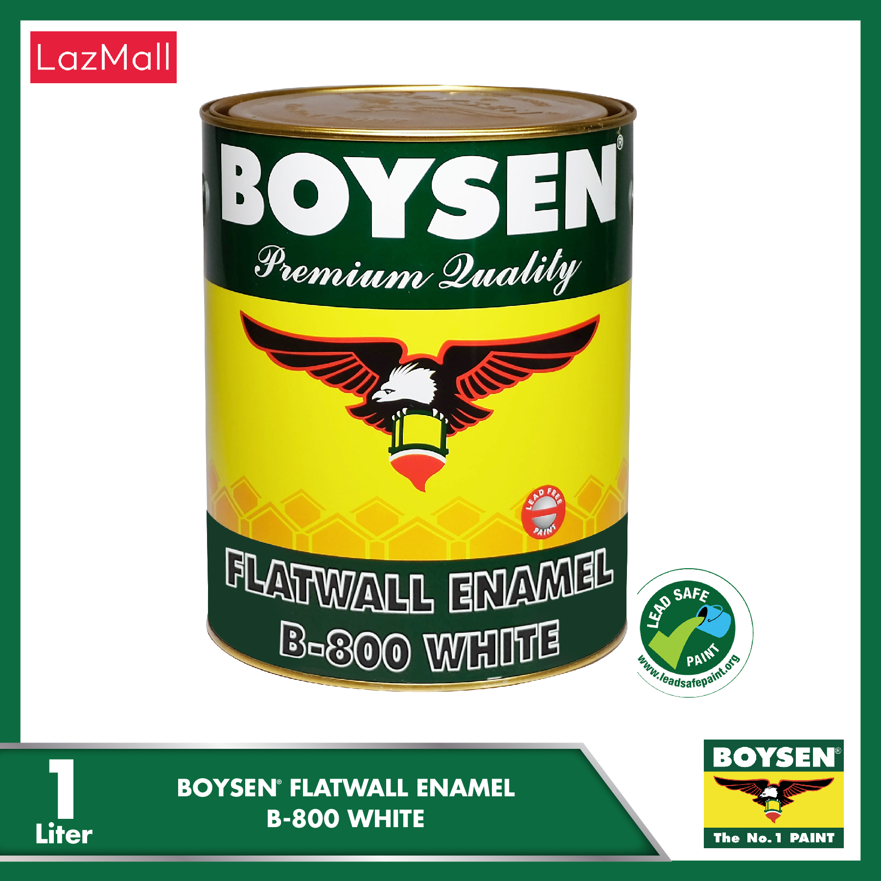 BOYSEN Flatwall Enamel White B8001L Lazada PH