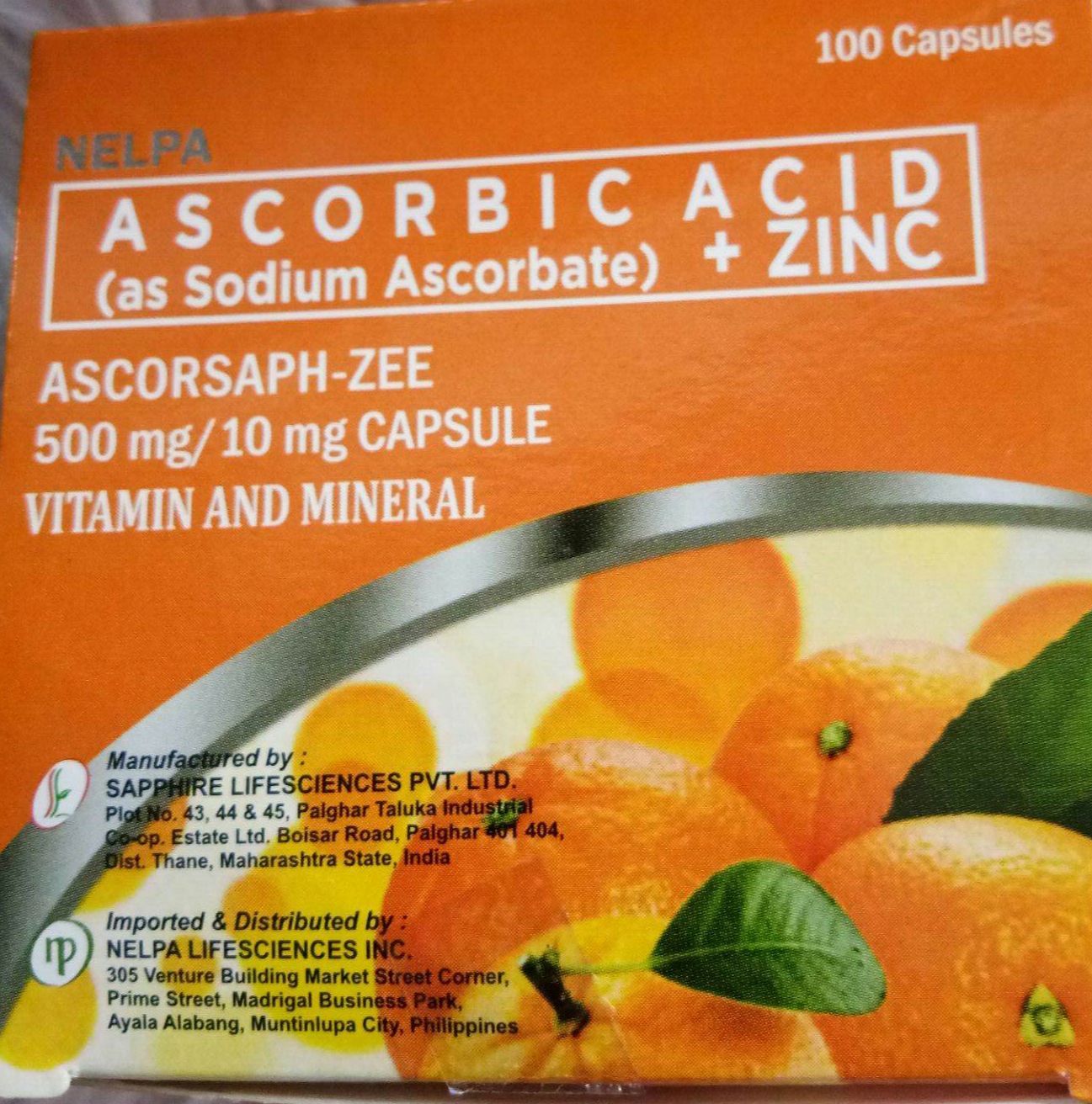 Vitamin C non acidic plus Zinc generic of Imunpro fernc c plus 10