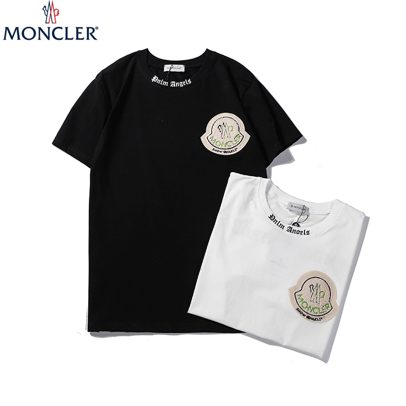 MONCLER T-shirt Unisex Round Neck 
