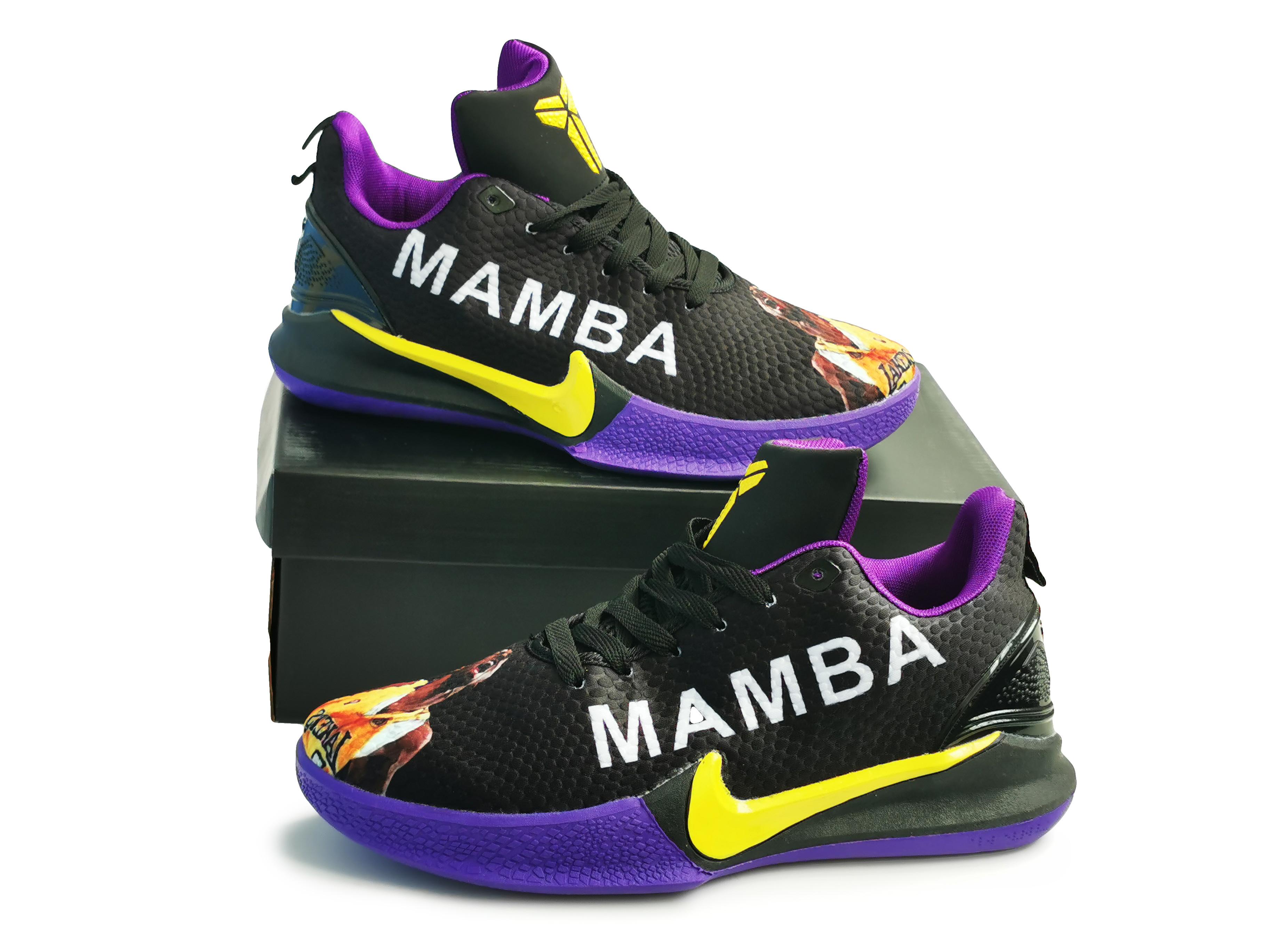 kobe black and purple shoes