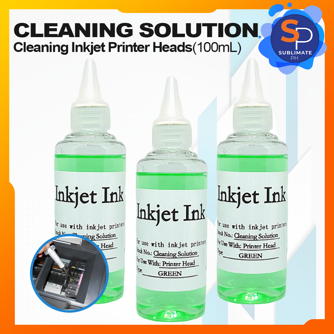 Cleaning Solution 100mL with Syringe for Cleaning CISS Inkjet Printer