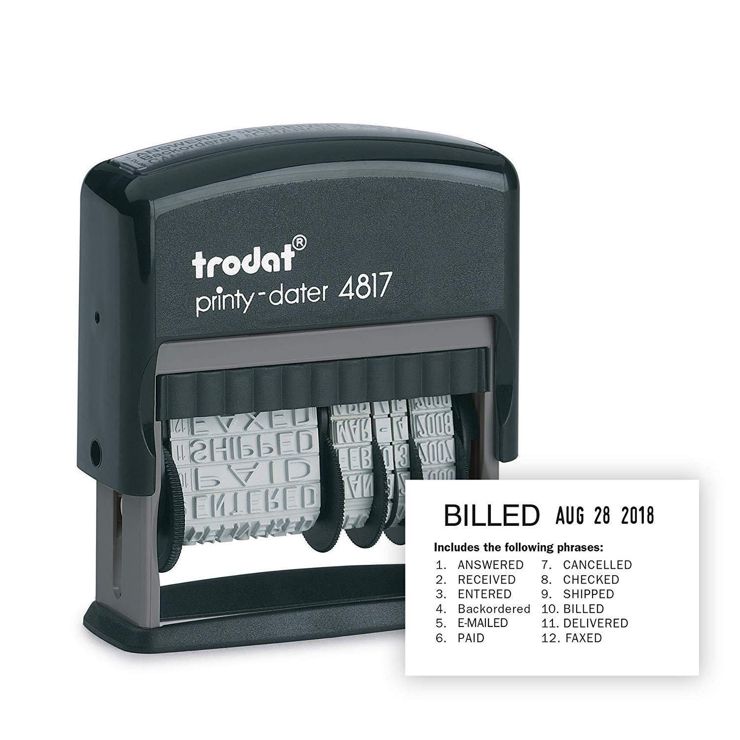 Trodat Self Inking Date Stamp