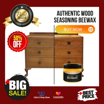 New Authentic Wood Seasoning Beewax Traditional Beeswax Polish