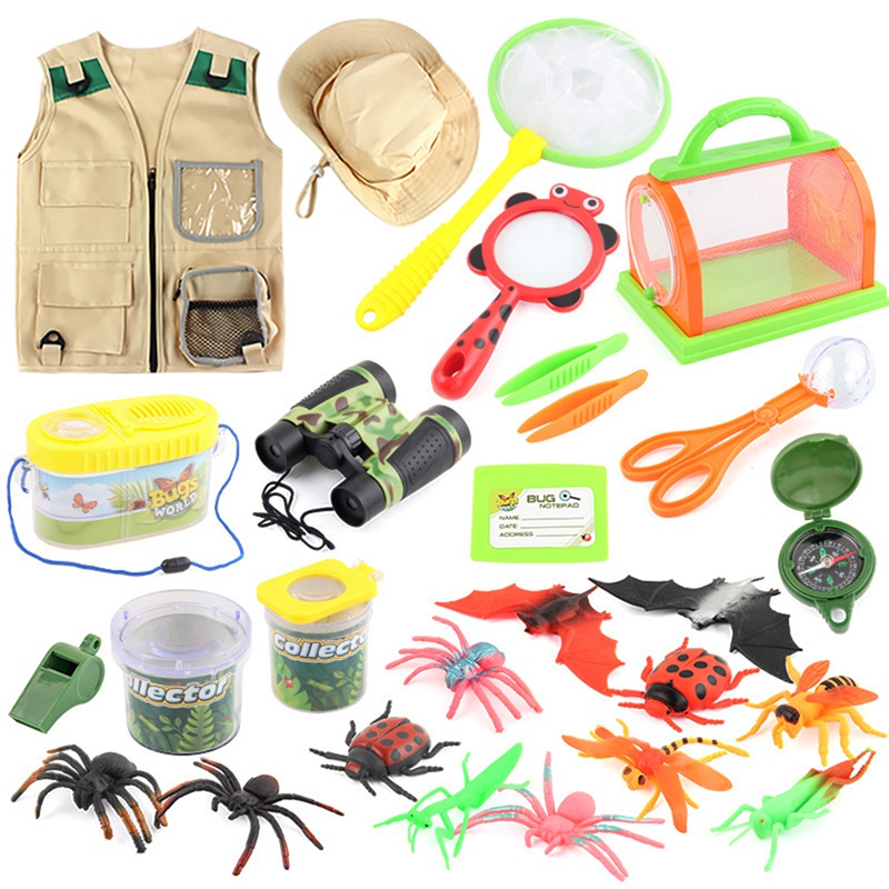 Bug Catcher. Kids Outdoor Exploration Kit,16pc Adventure Kit for Boys & Girls 