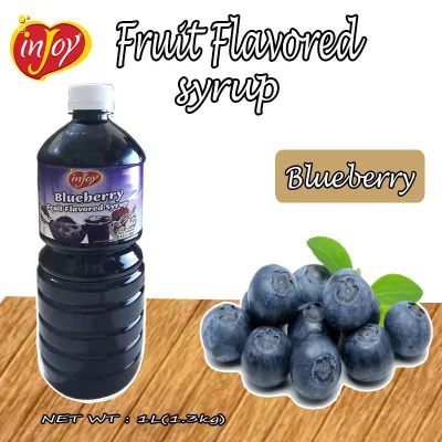 Injoy Fruit Syrup Blueberry Flavor 1L