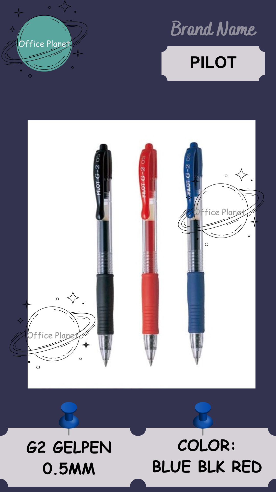 G2 Mini Rollerball Pen, Blue