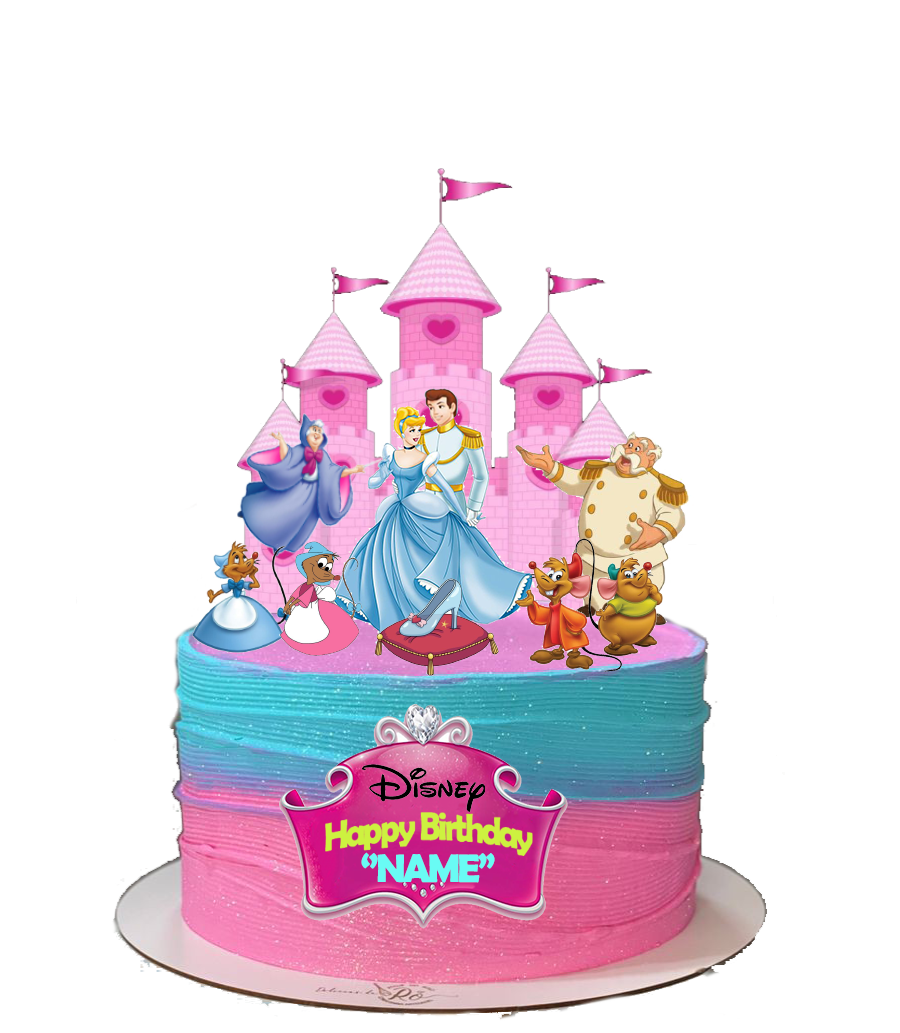 Cinderella Cake Topper And 12pcs Cupcake Toppers Lazada Ph