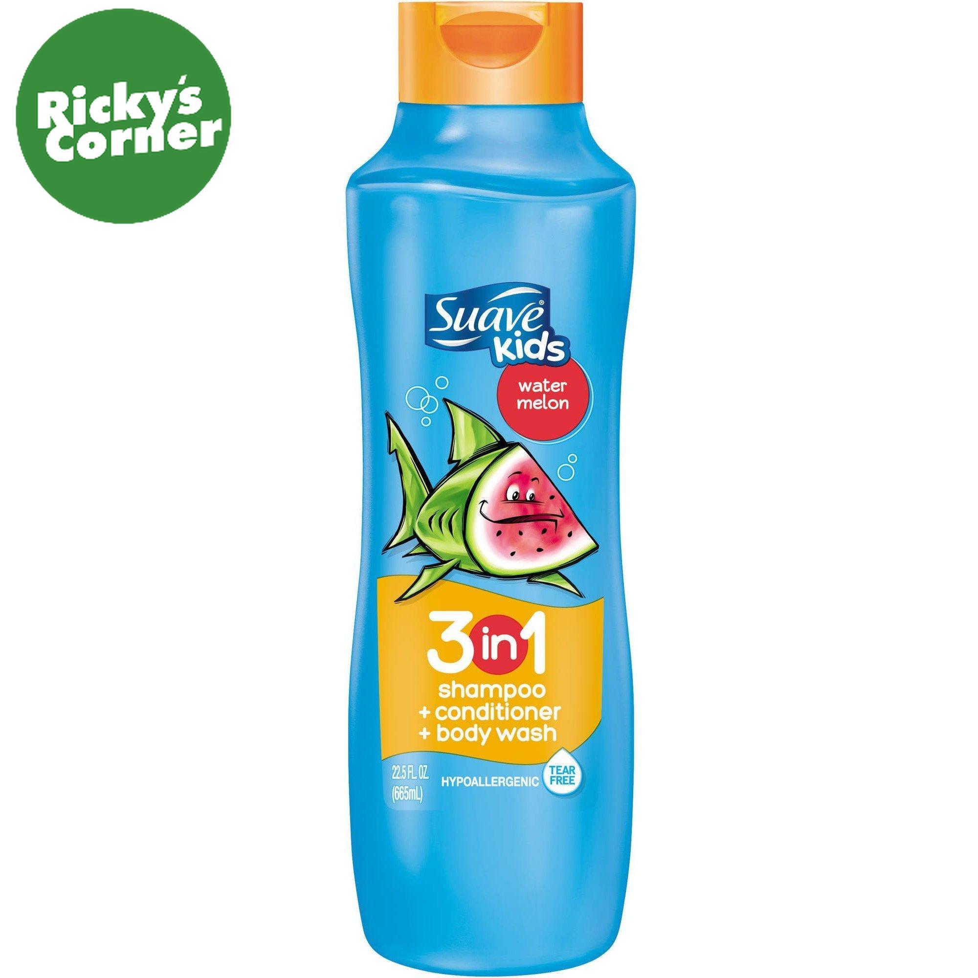 Suave Kids Watermelon 3-in-1 Shampoo +Conditioner +Body Wash 665 ml |  Lazada PH