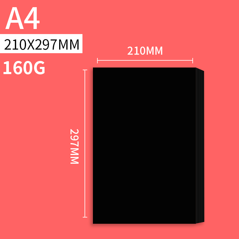 4 open black cardboard A4 thick black cardboard a3 a4 large drawing