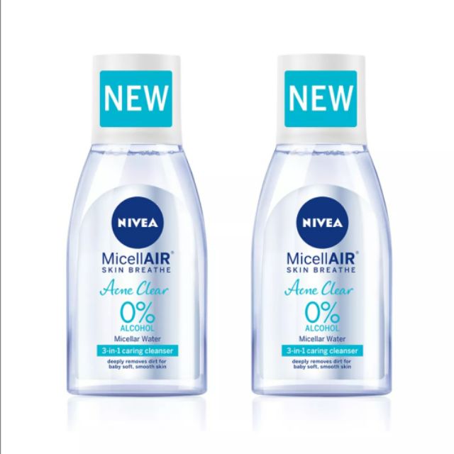 nivea acne cleansing water
