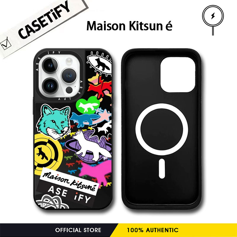 CASETiFY x Maison Kitsuné Case with Magsafe for iPhone 15 Pro Max 