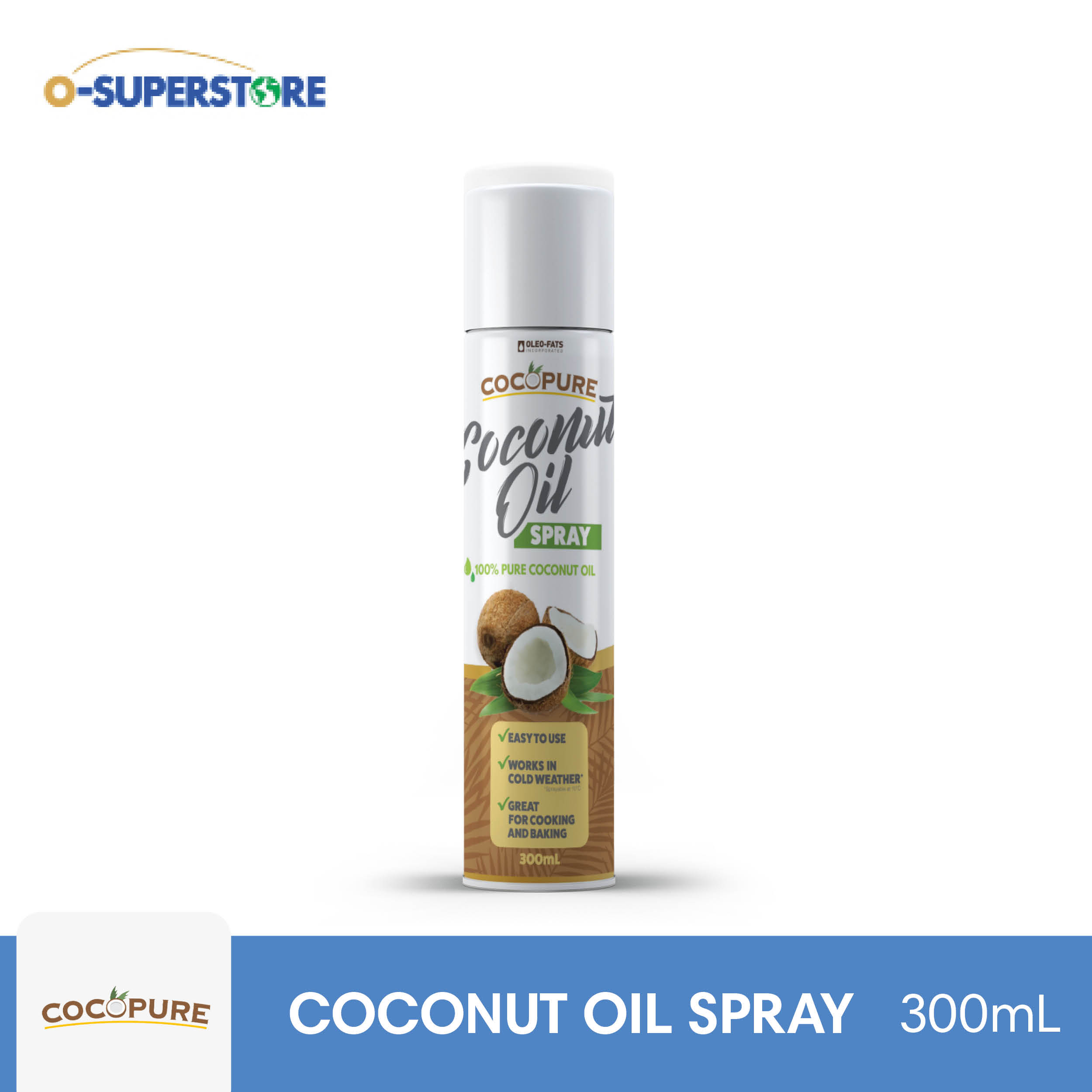 Cocopure Coconut Oil Spray 300mL Lazada PH