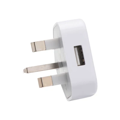 BEREAVE Travel 5V 1A 3 Pin 1 Port USB USB Charger Power Adapter Wall Charger UK Plug