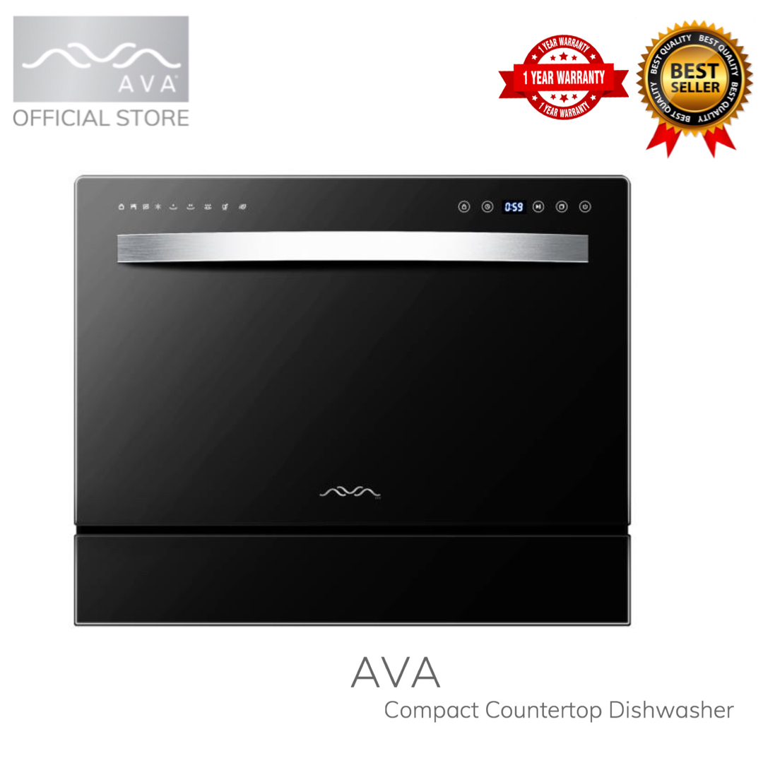 AVA COMPACT COUNTERTOP DISHWASHER w/UVC Sterilization Automatic Dishwasher Machine Sterilizer