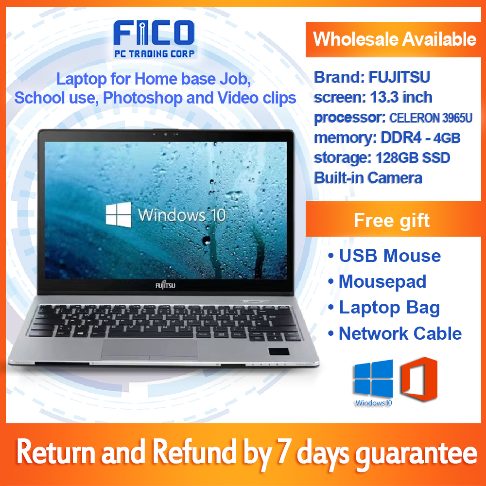 FUJITSU intel i5 and Celeron | Memory 4GB 8GB | SSD128GB 256GB SSD