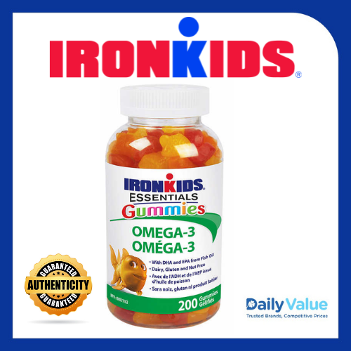 IronKids Essential Omega3 Gummies, 200count Lazada PH