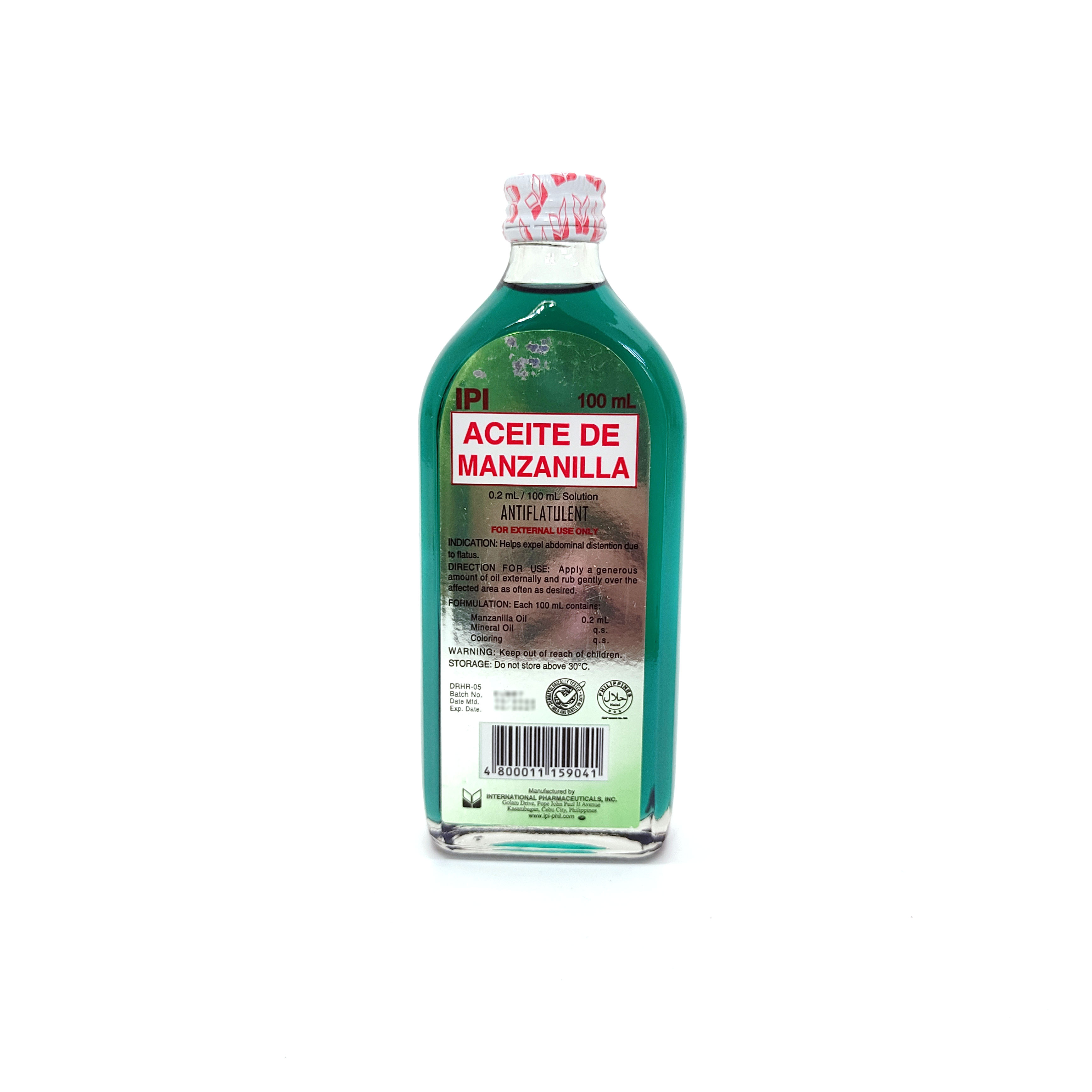 Aciete Manzanilla 100ml (ipi) 