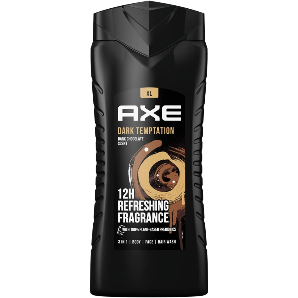 AXE Dark Temptation Dark Chocolate Scent Body Wash 3-in-1 400ml | Lazada PH