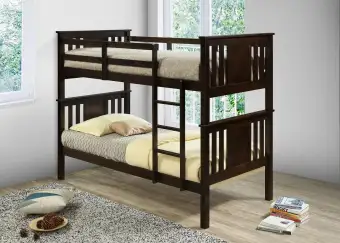 Ihome Martha Wooden Double Deck Bed Lazada Ph