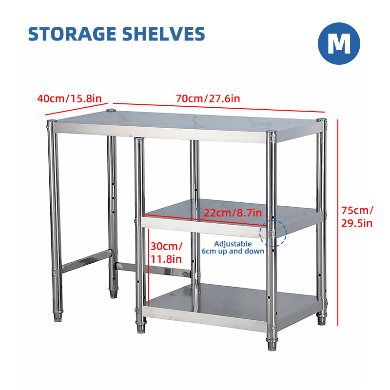 【cod】stainless Steel Stove Table Gas Stove Stand Duty Kitchen Rack Gas 