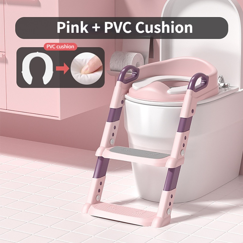 Baltra Baby Foldable Toilet Seat With Adjustable Ladder Kids Potty