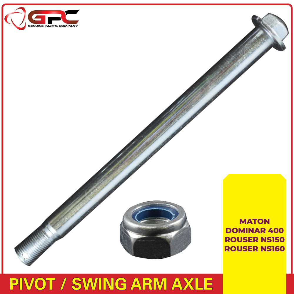 GPC Pivot / Swing Arm Axle for MATON, DOMINAR 400, ROUSER NS150, ROUSER