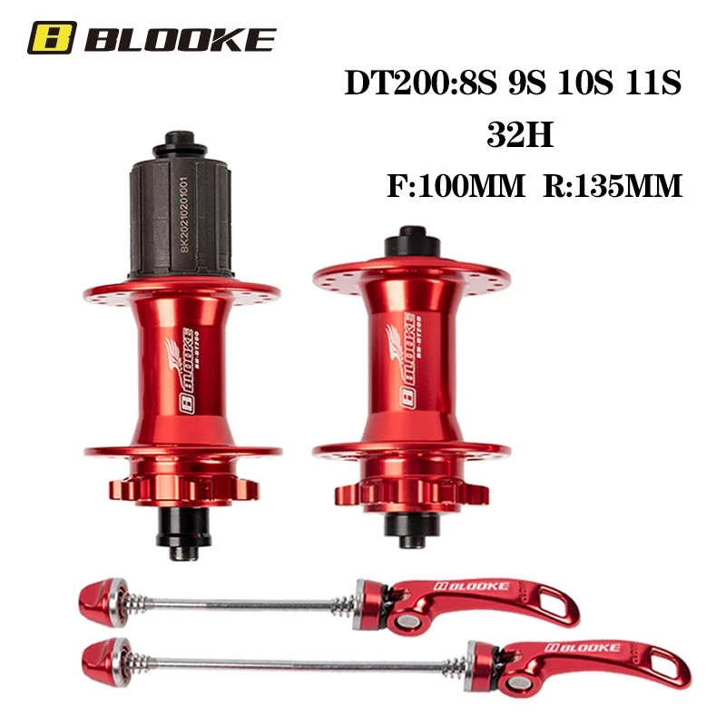 BLOOKE DT200 Hub Disc Brake MTB Mountain Bike Hub Bearing Bicycle Hub