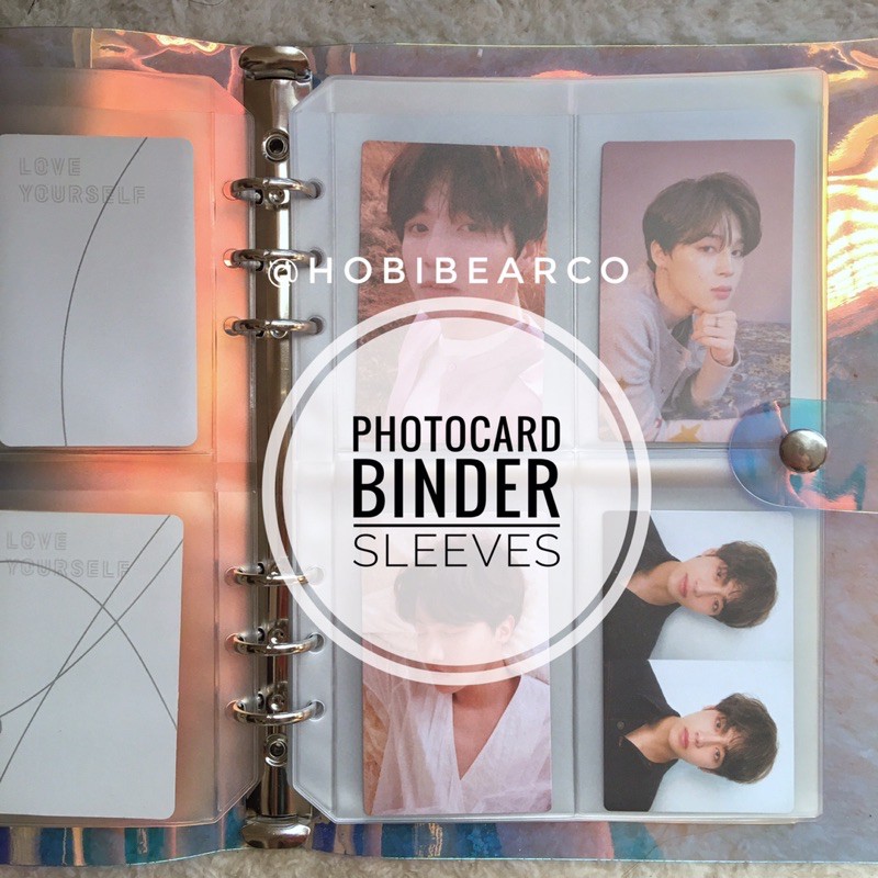 Kpop Photocard A5 Binder 4 Pocket Sleeves 6 holes Lazada PH