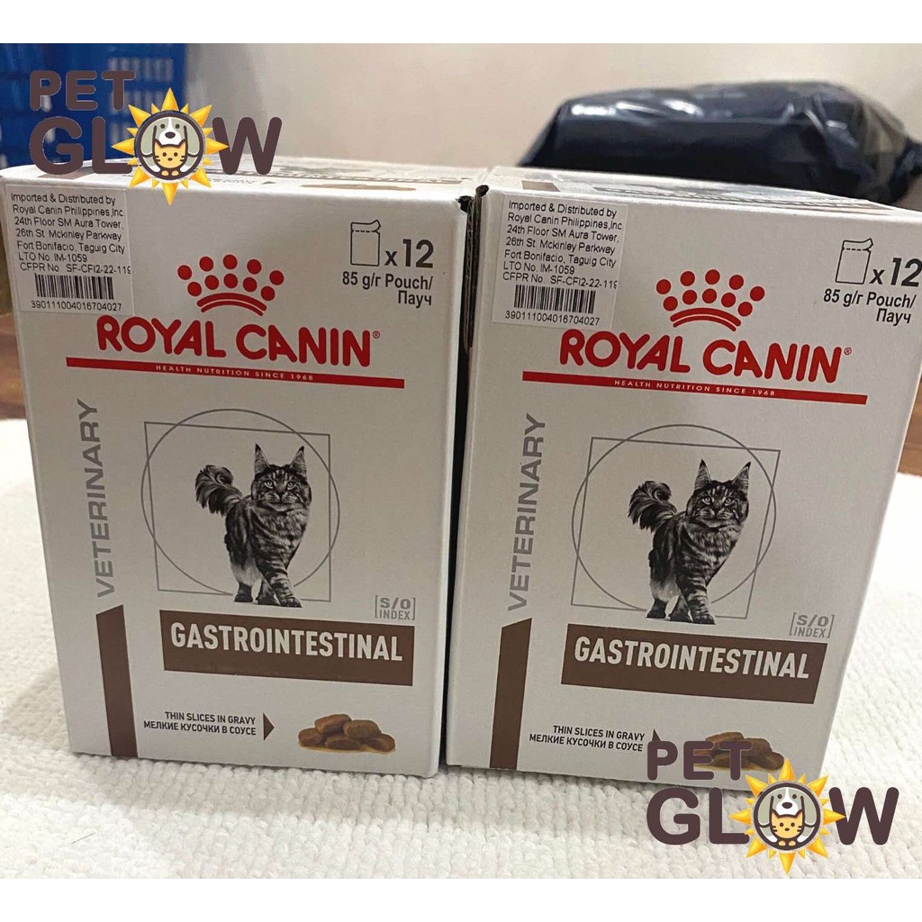 Royal Canin Gastrointestinal Wet Cat Food in Pouch (85gx12pcs) Lazada PH